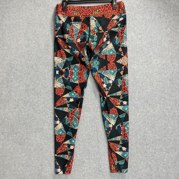 We Are Handsome Leggings Womens Large Tropical Animal Print Cheetah Geometric - Picture 6 of 15